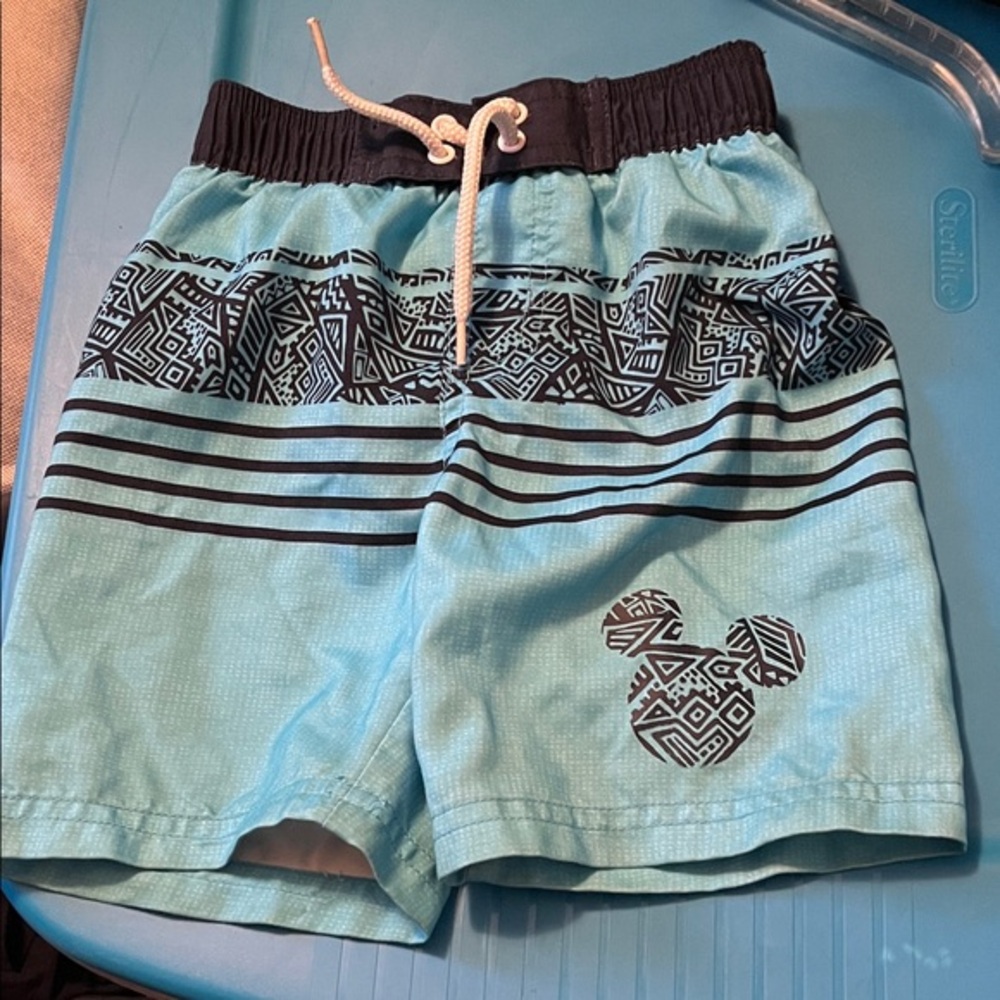 Disney Kids Swim Trunks - Blue and Black